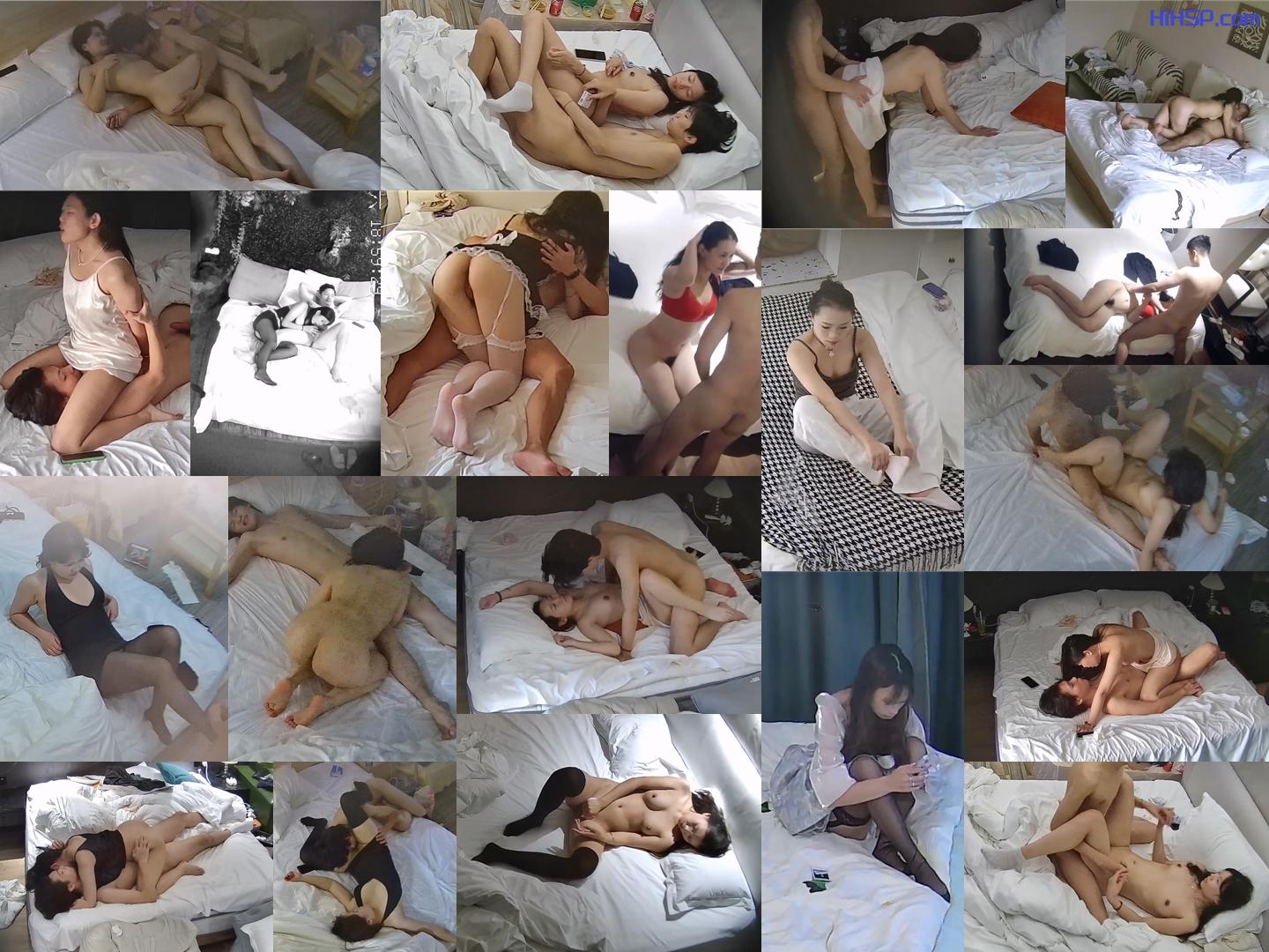 盜錄郎才女貌大學情侶晝夜奮戰互舔挑逗激烈啪啪瘋狂輸出／嬌小淫娃穿白絲女僕主動口硬男友雞巴女上位瘋搖榨精等 54V