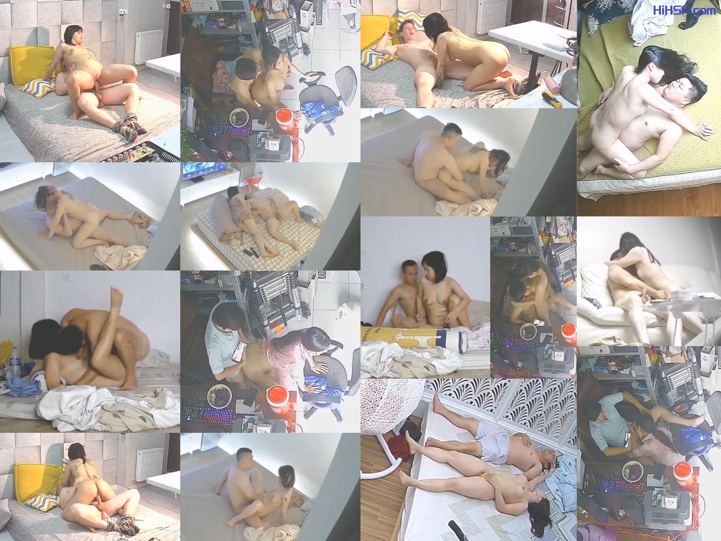 盜錄數碼店鋪老闆與苗條淫妻辦公室翻雲覆雨扣屄深喉頂肏口爆／眼鏡男艷福不淺揉玩嬌妻誘人雙峰互舔各種體位速插內射等 720p