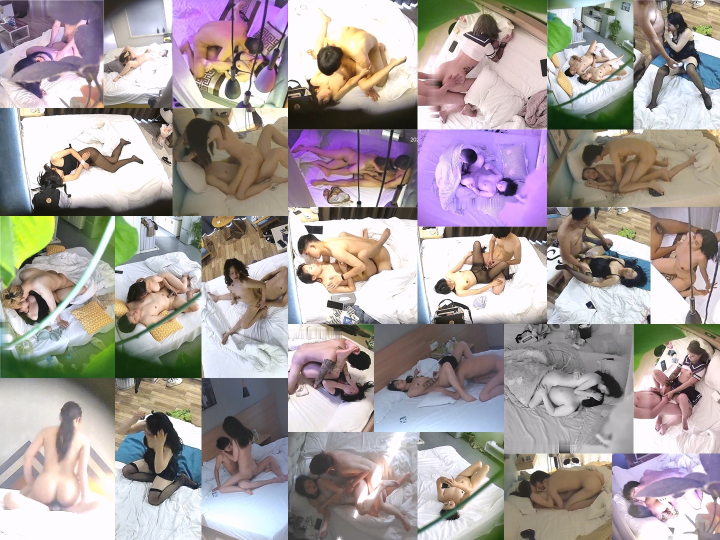 盜錄翹臀美腿美女穿開襠黑絲勾引男友激烈抽插瘋狂輸出／夜店女神級尤物與金主開房啪啪邀閨蜜雙飛侍奉肉棒等 43V