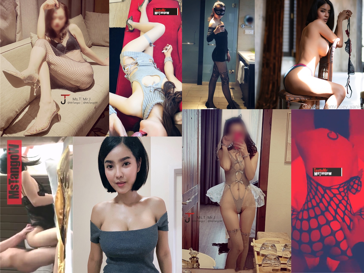 杭州少婦｜MsTangoW｜穿連體網襪虐插騷屄約單男激戰／赤影雙道具自慰色誘粉絲口硬雞巴女上位騎乘榨精等 720p